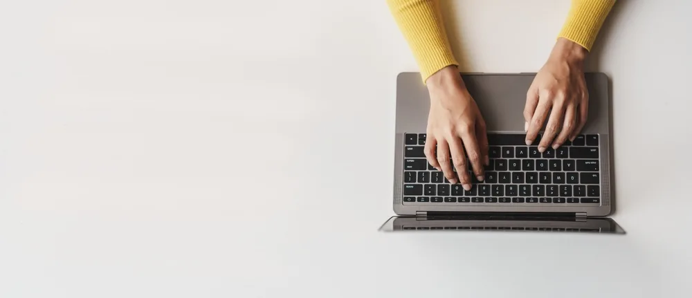 guy creating a website