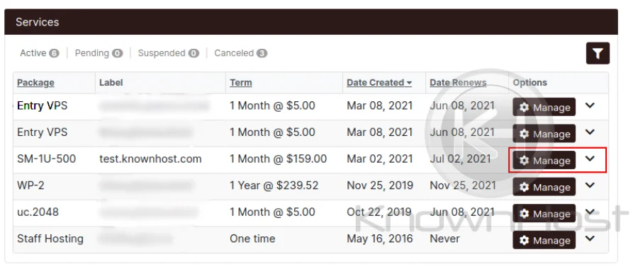 dedi management panel