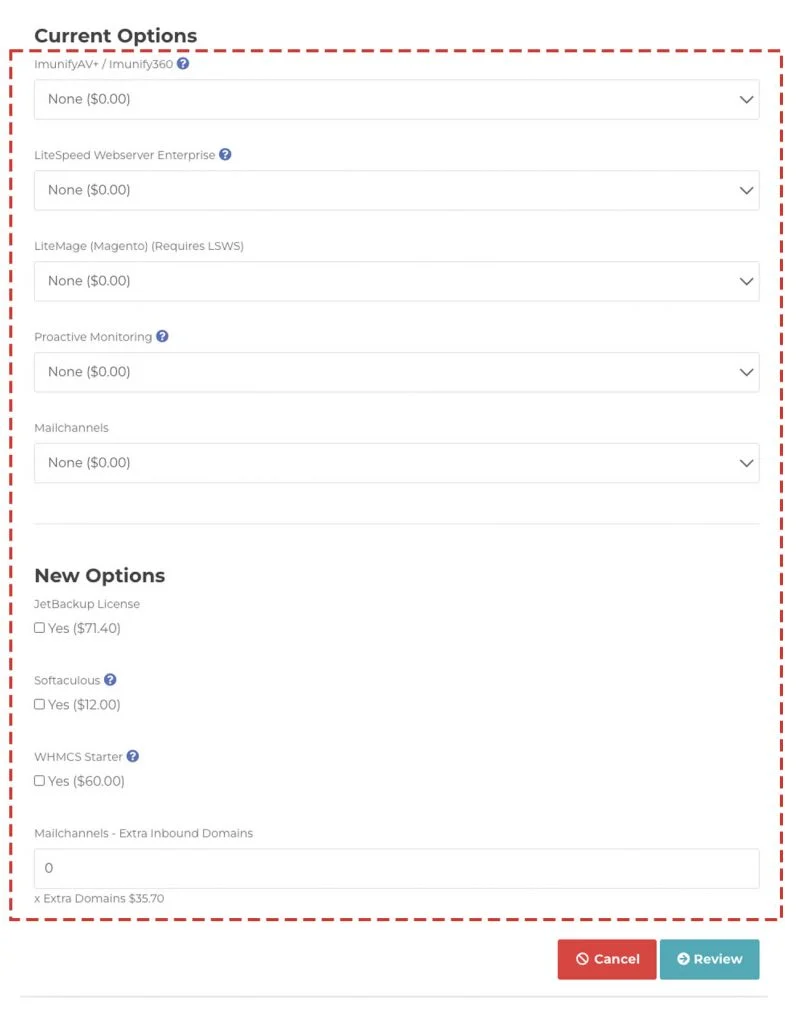 add or remove the feature as per requirements